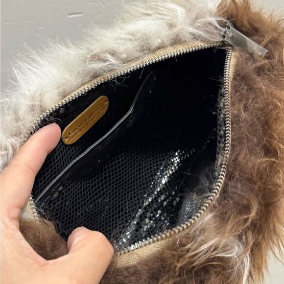 Handmade Real Natural Shearling Leather Barrel Bag/Shoulder Bag/Crossbody - Picture 12 of 13